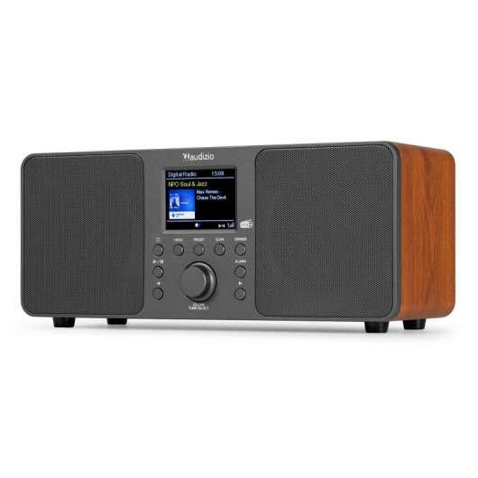 Radio Audizio Genua-DG 50W RMS DAB+ FM Bluetooth Pantalla TFT 2,8"
