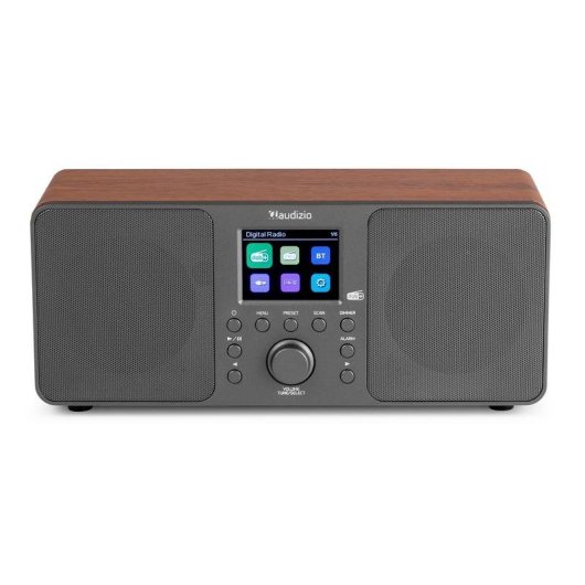 Radio Audizio Genua-DG 50W RMS DAB+ FM Bluetooth Pantalla TFT 2,8"