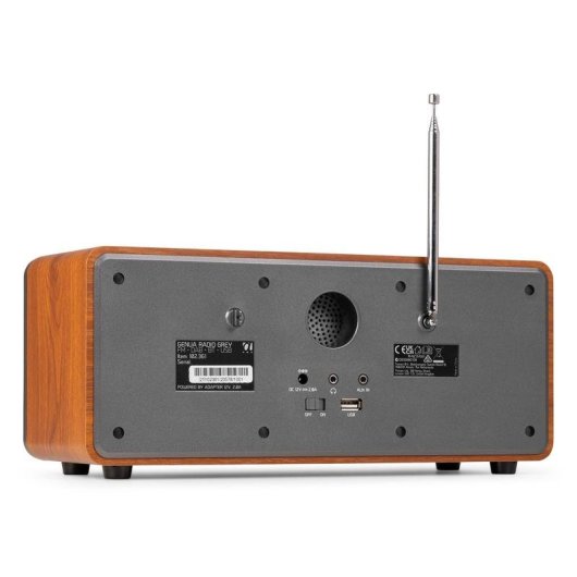 Radio Audizio Genua-DG 50W RMS DAB+ FM Bluetooth Pantalla TFT 2,8"