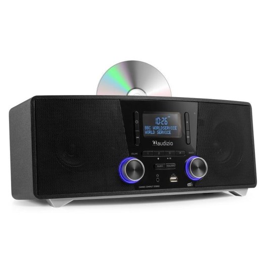 Radio Audizio Cannes 120W RMS Bluetooth 5.0 CD MP3 USB DAB+ FM
