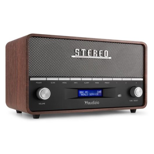 Radio Audizio Corno 60W RMS Bluetooth 5.0 FM/DAB+ Portátil Alarma