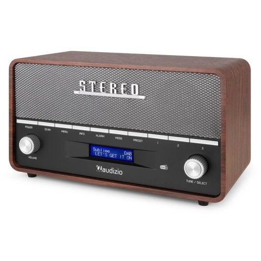 Radio Audizio Corno 60W RMS Bluetooth 5.0 FM/DAB+ Portátil Alarma
