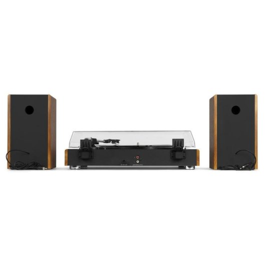 Tocadiscos Audizio RP335 80W RMS Bluetooth USB Grabación MP3 Madera
