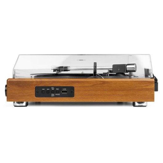 Tocadiscos Audizio RP335 80W RMS Bluetooth USB Grabación MP3 Madera