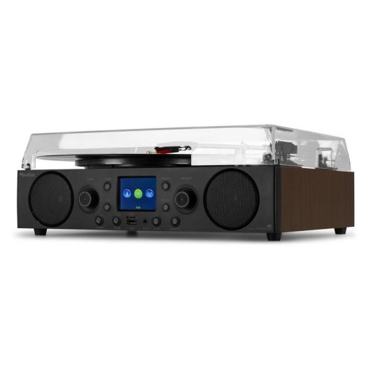 Tocadiscos Audizio Tulsa 60W RMS Bluetooth 5.0 Radio DAB+/FM LCD