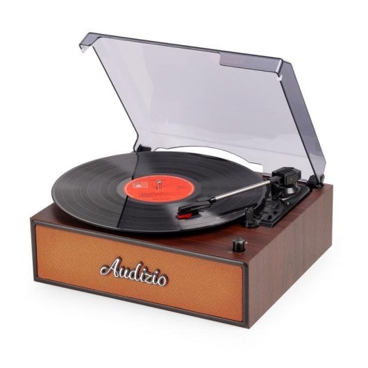 Tocadiscos Audizio Reno-CO Bluetooth Altavoces Integrados 3 Velocidades