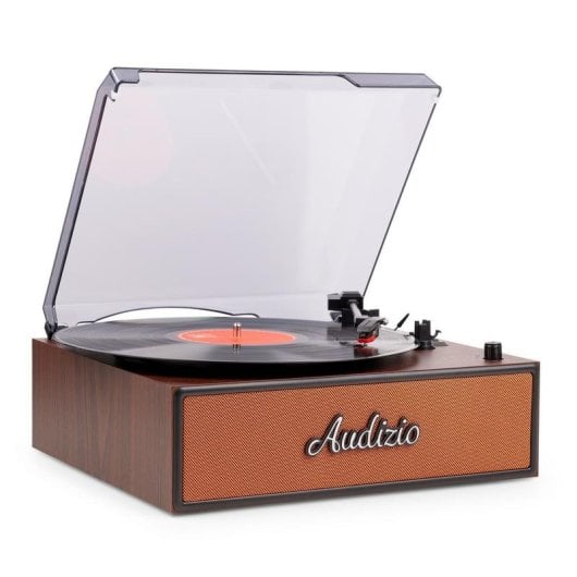 Tocadiscos Audizio Reno-CO Bluetooth Altavoces Integrados 3 Velocidades