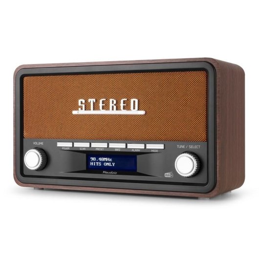 Radio Audizio Foggia 50W RMS Bluetooth 5.0 DAB+ FM Alarma AUX
