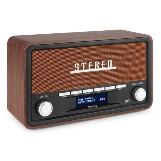 Radio Audizio Foggia 50W RMS Bluetooth 5.0 DAB+ FM con alarma