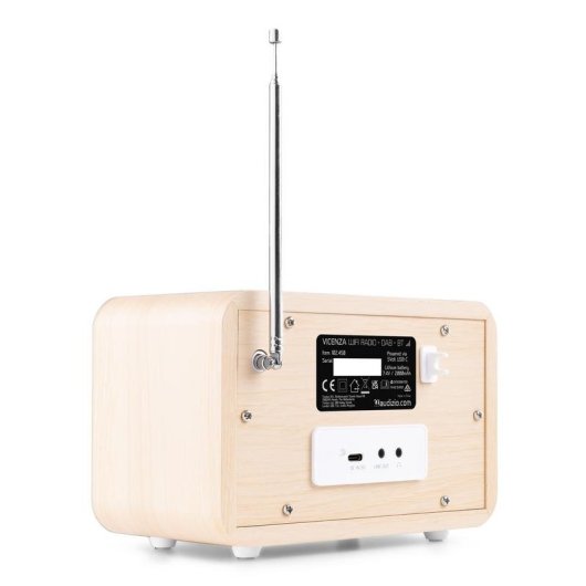 Radio Audizio Vicenza 30W RMS FM DAB+ Internet Bluetooth 5.0 Batería