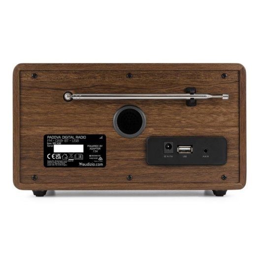 Radio Audizio Padova 40W RMS Bluetooth 5.0 FM/DAB+ USB MP3 Mando