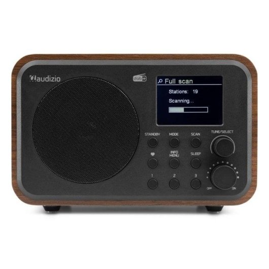 Radio Audizio Milan 15W RMS DAB+ FM Bluetooth portátil