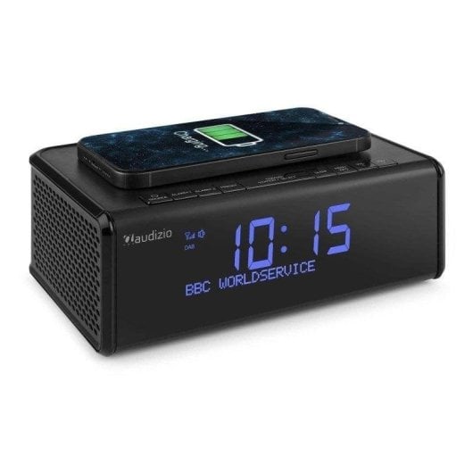 Radio reloj Audizio Cuneo Bluetooth DAB+ FM con carga Qi