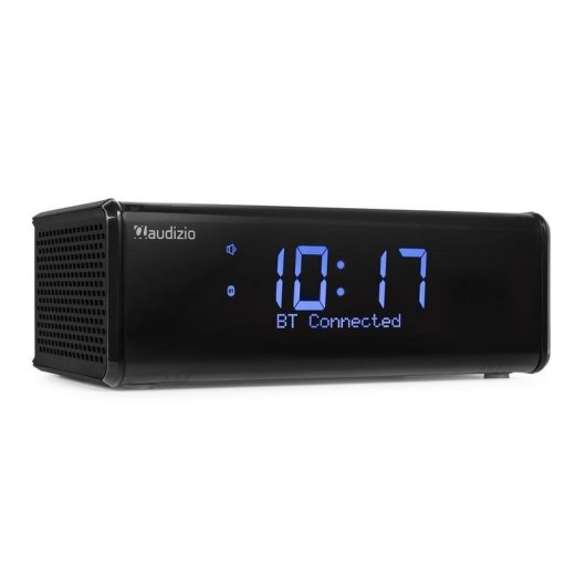 Radio reloj Audizio Cuneo Bluetooth DAB+ FM con carga inalámbrica Qi