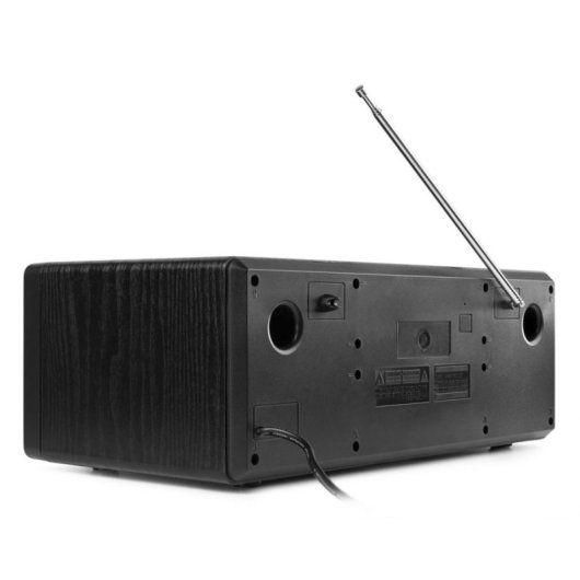Microcadena Audizio Prato 60W RMS Bluetooth DAB+/FM CD USB AUX Blanco