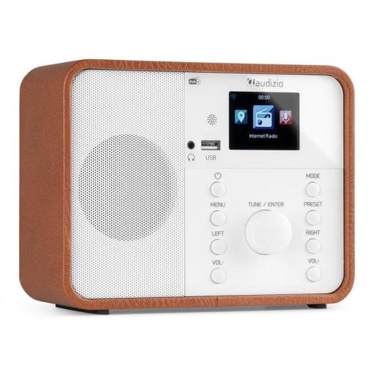 Radio Audizio Nardo 40W RMS DAB+ FM Internet Bluetooth USB Blanca