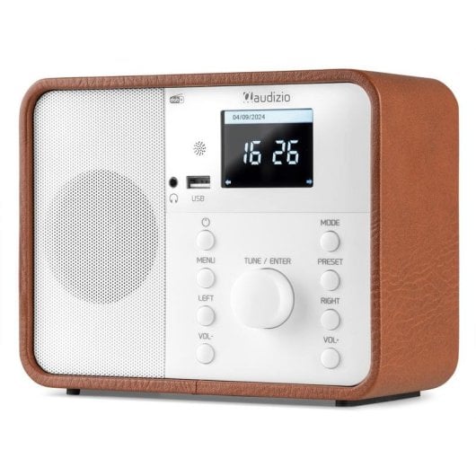 Radio Audizio Nardo 40W RMS DAB+ FM Internet Bluetooth USB Blanco