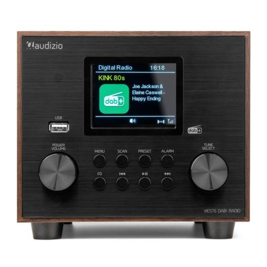 Radio Audizio Vieste 60W RMS DAB+ FM Bluetooth Subwoofer Mando