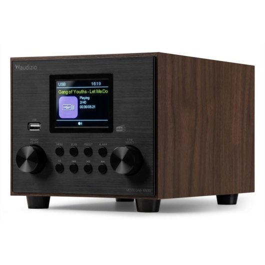 Radio Audizio Vieste 60W RMS DAB+ FM Bluetooth Subwoofer Mando
