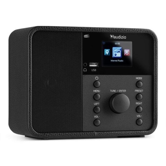 Radio Audizio Nardo 40W RMS DAB+ Internet Bluetooth USB Negro
