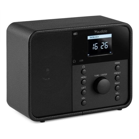 Radio Audizio Nardo 40W RMS DAB+ Internet Bluetooth USB Negro