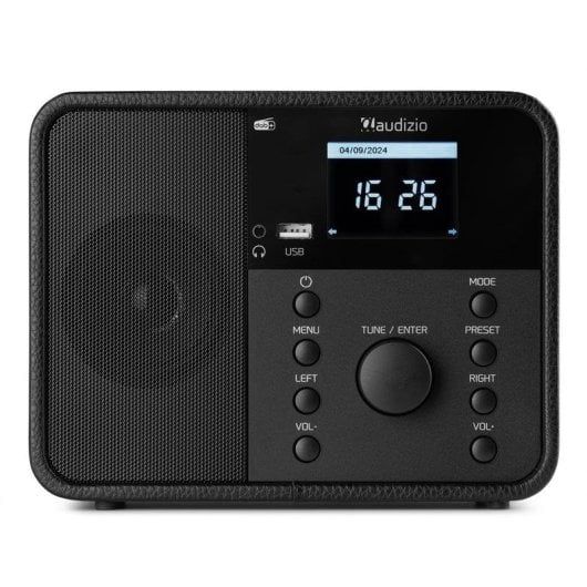 Radio Audizio Nardo 40W RMS DAB+ Internet Bluetooth USB Negro