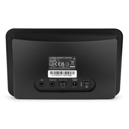 Sintonizador Audizio Livorno Radio Internet DAB+ FM Bluetooth 5.0 WiFi