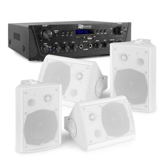 Sistema de sonido Power Dynamics BGO50 120W RMS Bluetooth USB/SD Radio FM