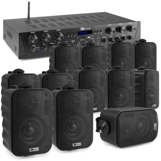 Pack Power Dynamics PV260BT 600W RMS Bluetooth 6 Zonas 12 Altavoces IPX5