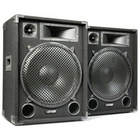 Altavoz PA Max MAX15 2000W RMS Pasivo 15" Compatible Amplificadores