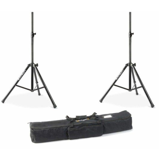 Soporte para altavoz Vonyx Pro 80 kg ajustable con bolsa transporte