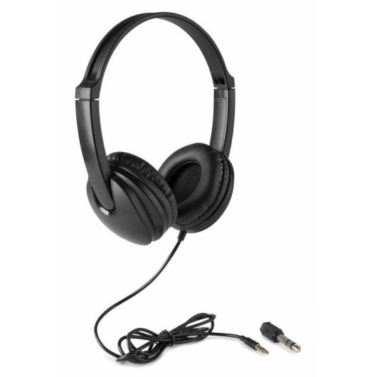 Auriculares Vonyx VH100 32 ohmios Cable 1,2 m Adaptador 3,5-6,35 mm