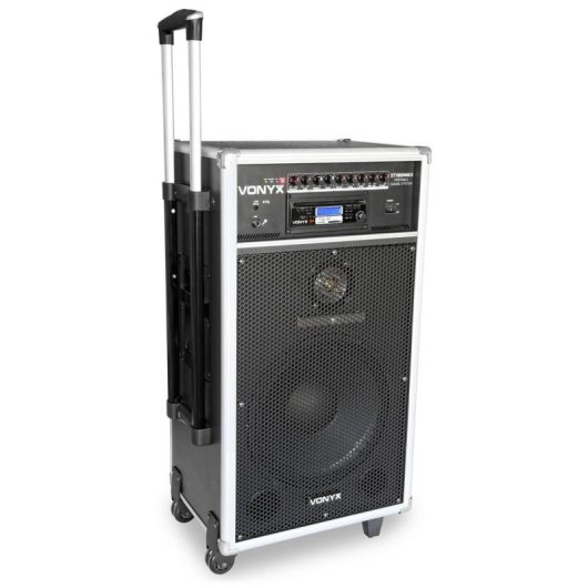 Sistema de megafonía Vonyx ST180 450W RMS Bluetooth CD USB SD Micrófonos UHF