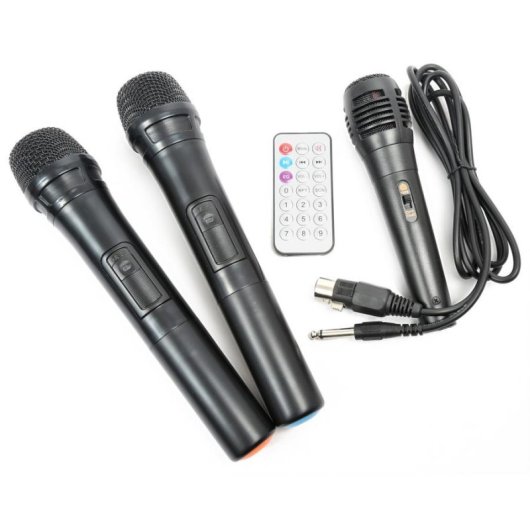 Sistema de megafonía Vonyx ST180 450W RMS Bluetooth CD USB SD Micrófonos UHF