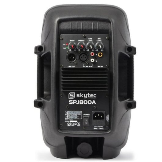 Altavoz Vonyx SPJ-800A 100W RMS Alámbrico Woofer 8" Rejilla metálica