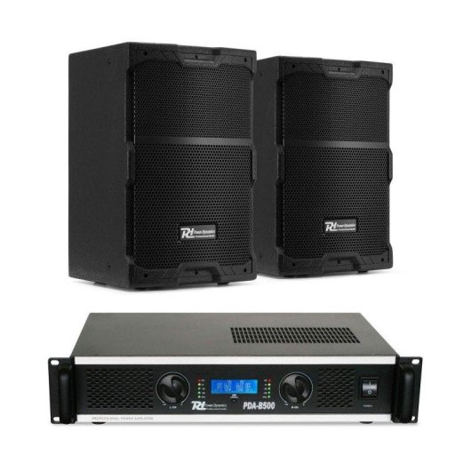 Conjunto altavoces Power Dynamics PDY210 800W RMS XLR Jack Speakon
