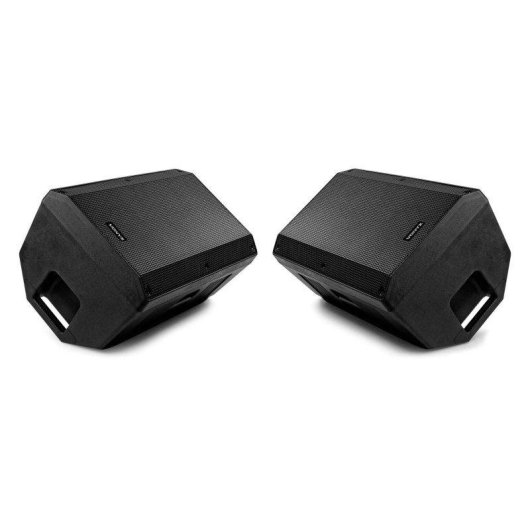 Monitores activos Vonyx VSA12 1600 W biamplificados entradas micrófono guitarra línea