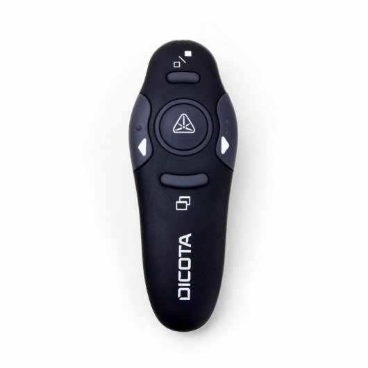 Presentador inalámbrico DICOTA D30933 RF USB 10 m Negro