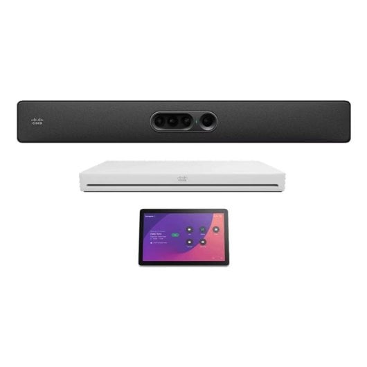Système de visioconférence Cisco Room Kit EQ 5K Ultra HD CMOS 5x Noir