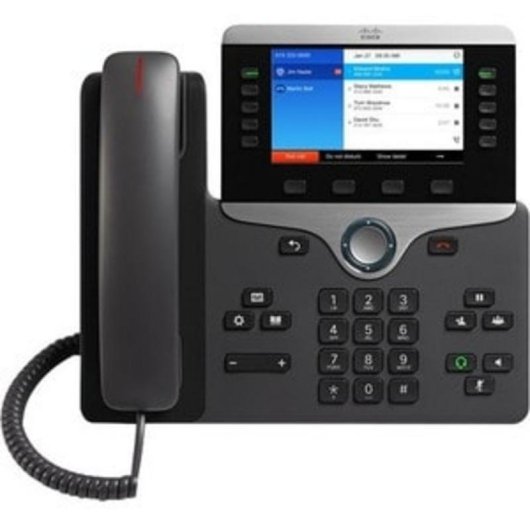 IP-Telefon Cisco 8851 Schwarz Kabelgebunden 5" Schreibtisch/Wand