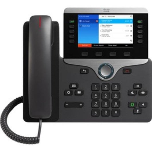 Telefono IP Cisco 8841, Schermo 5", PoE, 2 Porte RJ-45