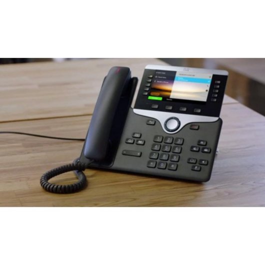 Telefone IP Cisco 8851 Preto com Ecrã 5" e Bluetooth