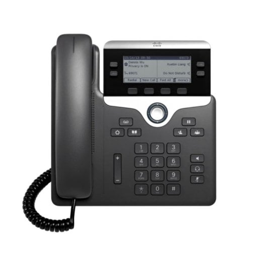 IP-Telefon Cisco 7821 2 Leitungen Schwarz/Silber Schreibtisch/Wand