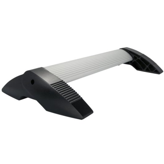 Repose-pieds DLH DY-RP5133 Alu Gris Noir 427 mm
