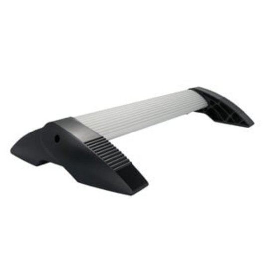 Repose-pieds DLH DY-RP5133 Alu Gris Noir 427 mm