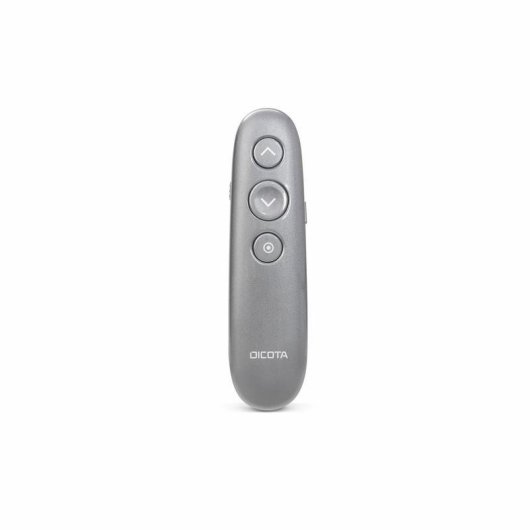 Presentador inalámbrico DICOTA D32058 RF USB Gris con puntero láser y mando a distancia