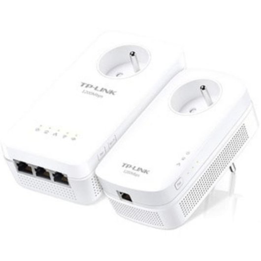 Adaptador de red PowerLine TP-Link AV1300 Kit 2 unidades Wi-Fi 5 Gigabit