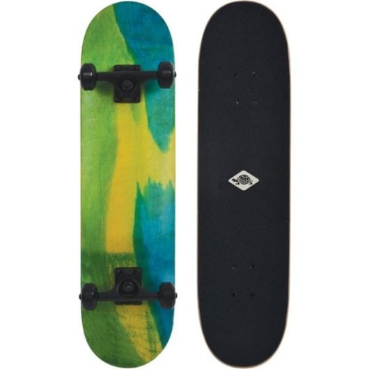 Monopatín classique Schildkröt Bigflip 31 bois d'érable roues 54 mm multicolore