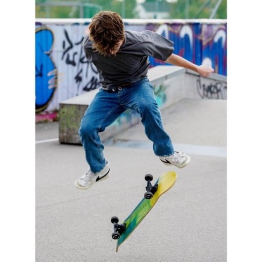 Monopatín classique Schildkröt Bigflip 31 bois d'érable roues 54 mm multicolore