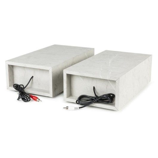 Tocadiscos Fenton RP165M 50W RMS Bluetooth Altavoces Integrados Mármol